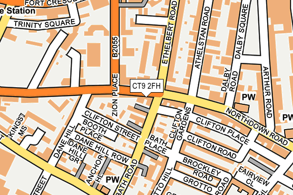 CT9 2FH map - OS OpenMap – Local (Ordnance Survey) CT9 2FH map - OS OpenMap – Local (Ordnance Survey)