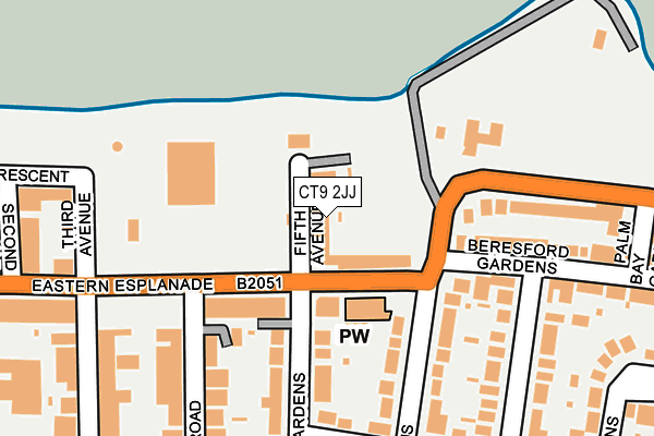 CT9 2JJ map - OS OpenMap – Local (Ordnance Survey) CT9 2JJ map - OS OpenMap – Local (Ordnance Survey)