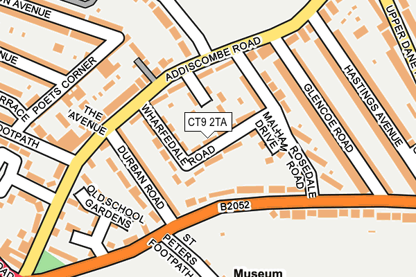 CT9 2TA map - OS OpenMap – Local (Ordnance Survey) CT9 2TA map - OS OpenMap – Local (Ordnance Survey)