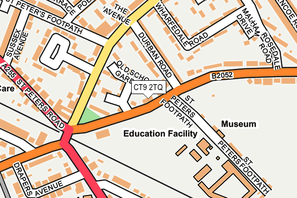 CT9 2TQ map - OS OpenMap – Local (Ordnance Survey) CT9 2TQ map - OS OpenMap – Local (Ordnance Survey)