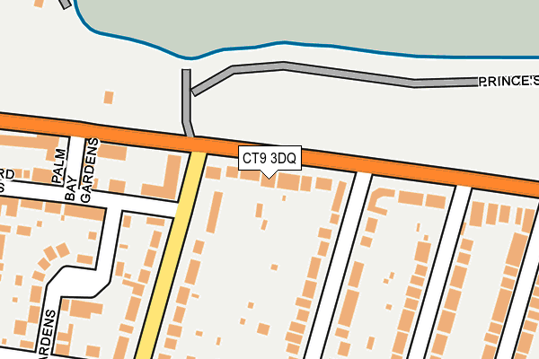 CT9 3DQ map - OS OpenMap – Local (Ordnance Survey) CT9 3DQ map - OS OpenMap – Local (Ordnance Survey)