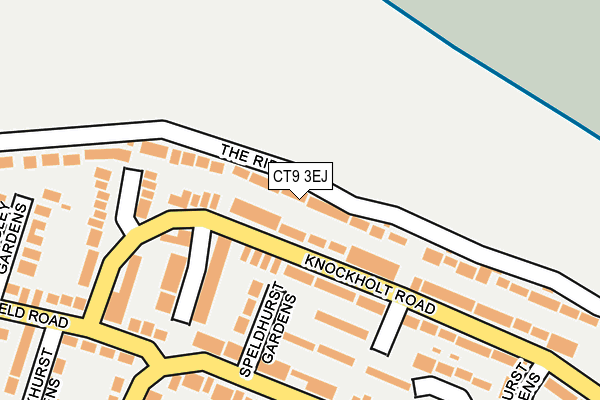 CT9 3EJ map - OS OpenMap – Local (Ordnance Survey) CT9 3EJ map - OS OpenMap – Local (Ordnance Survey)