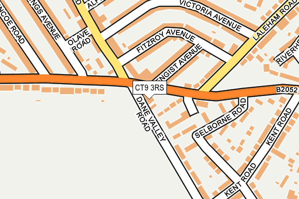 CT9 3RS map - OS OpenMap – Local (Ordnance Survey) CT9 3RS map - OS OpenMap – Local (Ordnance Survey)