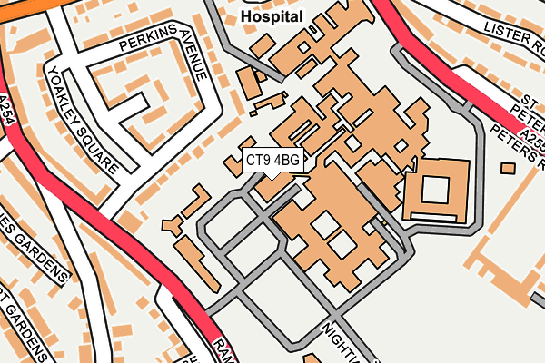 CT9 4BG map - OS OpenMap – Local (Ordnance Survey) CT9 4BG map - OS OpenMap – Local (Ordnance Survey)