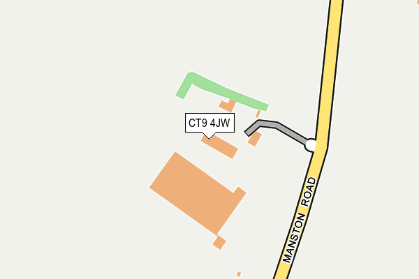 CT9 4JW map - OS OpenMap – Local (Ordnance Survey) CT9 4JW map - OS OpenMap – Local (Ordnance Survey)