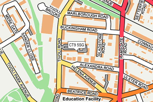 CT9 5SG map - OS OpenMap – Local (Ordnance Survey) CT9 5SG map - OS OpenMap – Local (Ordnance Survey)