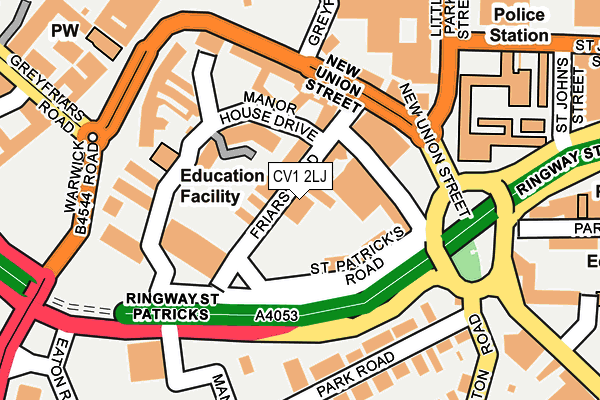 CV1 2LJ maps, stats, and open data