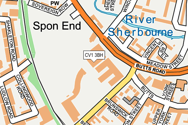 CV1 3BH maps, stats, and open data