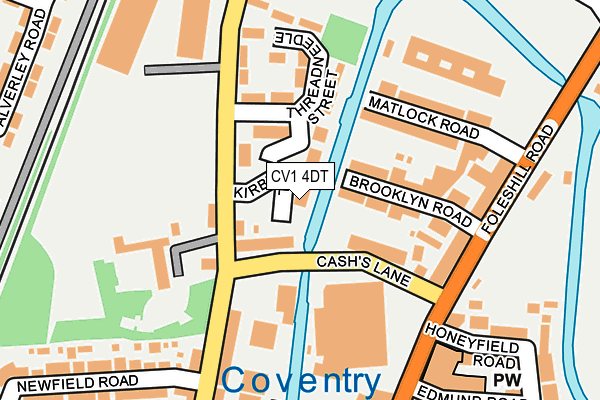 CV1 4DT map - OS OpenMap – Local (Ordnance Survey) CV1 4DT map - OS OpenMap – Local (Ordnance Survey)