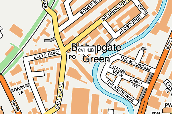 CV1 4JB maps, stats, and open data