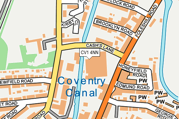 CV1 4NN map - OS OpenMap – Local (Ordnance Survey) CV1 4NN map - OS OpenMap – Local (Ordnance Survey)