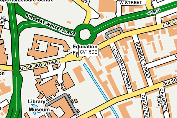 CV1 5DE map - OS OpenMap – Local (Ordnance Survey) CV1 5DE map - OS OpenMap – Local (Ordnance Survey)