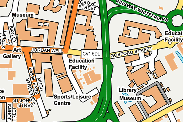 CV1 5DL map - OS OpenMap – Local (Ordnance Survey) CV1 5DL map - OS OpenMap – Local (Ordnance Survey)