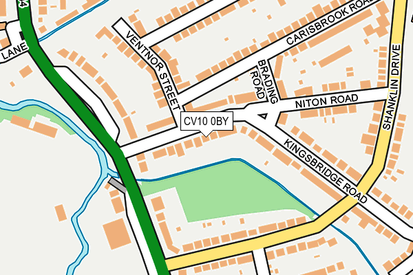 CV10 0BY map - OS OpenMap – Local (Ordnance Survey) CV10 0BY map - OS OpenMap – Local (Ordnance Survey)