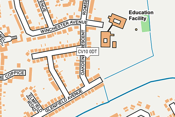 CV10 0DT map - OS OpenMap – Local (Ordnance Survey) CV10 0DT map - OS OpenMap – Local (Ordnance Survey)