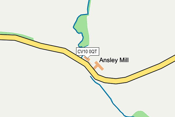 CV10 0QT map - OS OpenMap – Local (Ordnance Survey)
