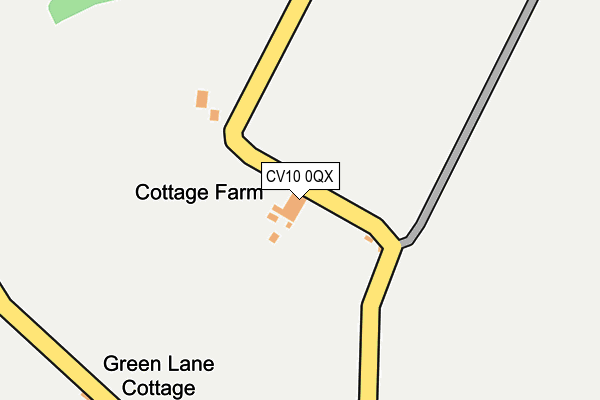 CV10 0QX map - OS OpenMap – Local (Ordnance Survey) CV10 0QX map - OS OpenMap – Local (Ordnance Survey)