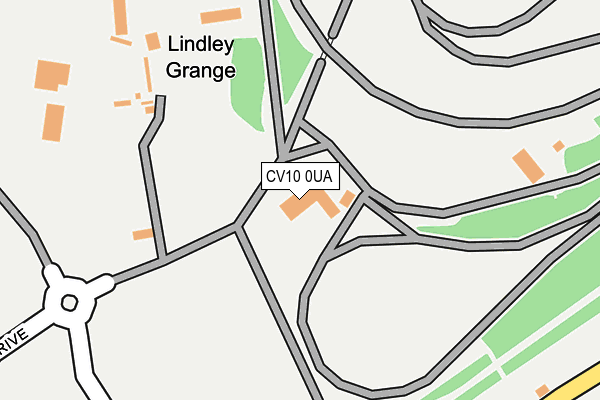 CV10 0UA map - OS OpenMap – Local (Ordnance Survey) CV10 0UA map - OS OpenMap – Local (Ordnance Survey)