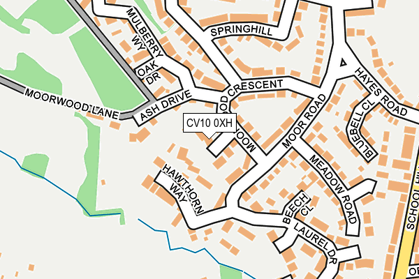 CV10 0XH map - OS OpenMap – Local (Ordnance Survey) CV10 0XH map - OS OpenMap – Local (Ordnance Survey)