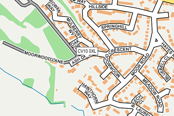 CV10 0XL map - OS OpenMap – Local (Ordnance Survey) CV10 0XL map - OS OpenMap – Local (Ordnance Survey)