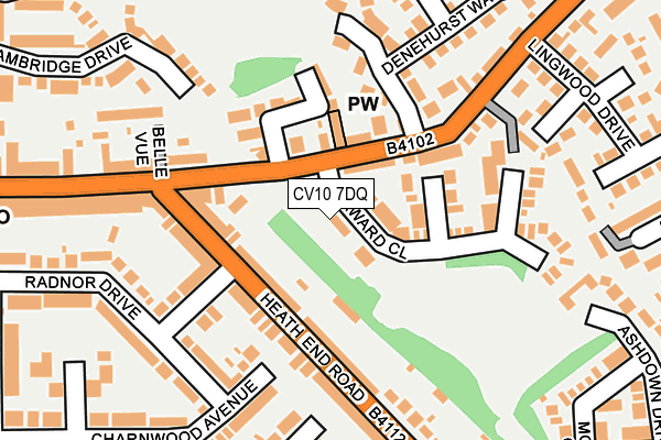 CV10 7DQ map - OS OpenMap – Local (Ordnance Survey) CV10 7DQ map - OS OpenMap – Local (Ordnance Survey)