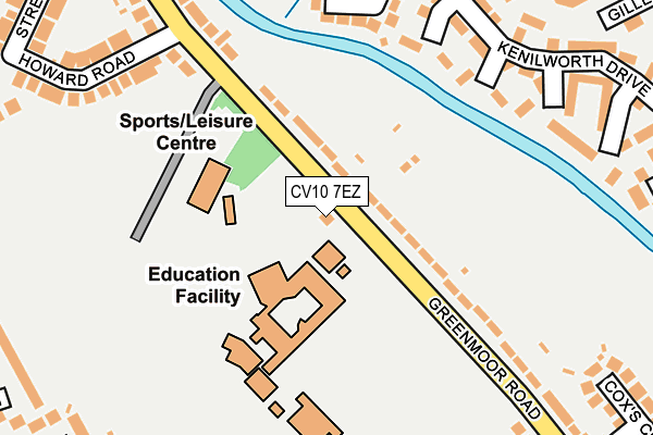 CV10 7EZ map - OS OpenMap – Local (Ordnance Survey) CV10 7EZ map - OS OpenMap – Local (Ordnance Survey)