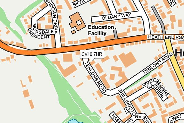 CV10 7HR map - OS OpenMap – Local (Ordnance Survey) CV10 7HR map - OS OpenMap – Local (Ordnance Survey)