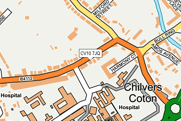 CV10 7JQ map - OS OpenMap – Local (Ordnance Survey) CV10 7JQ map - OS OpenMap – Local (Ordnance Survey)