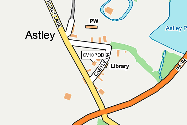 CV10 7QD map - OS OpenMap – Local (Ordnance Survey) CV10 7QD map - OS OpenMap – Local (Ordnance Survey)