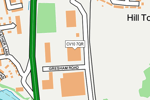 CV10 7QR map - OS OpenMap – Local (Ordnance Survey) CV10 7QR map - OS OpenMap – Local (Ordnance Survey)