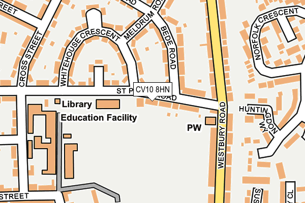 CV10 8HN map - OS OpenMap – Local (Ordnance Survey) CV10 8HN map - OS OpenMap – Local (Ordnance Survey)