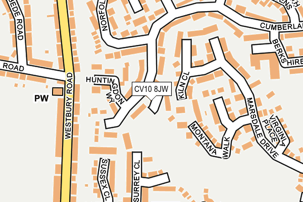 CV10 8JW map - OS OpenMap – Local (Ordnance Survey) CV10 8JW map - OS OpenMap – Local (Ordnance Survey)