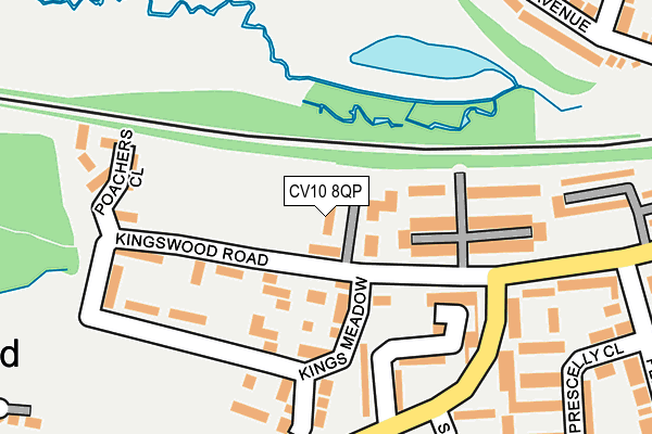 CV10 8QP map - OS OpenMap – Local (Ordnance Survey) CV10 8QP map - OS OpenMap – Local (Ordnance Survey)