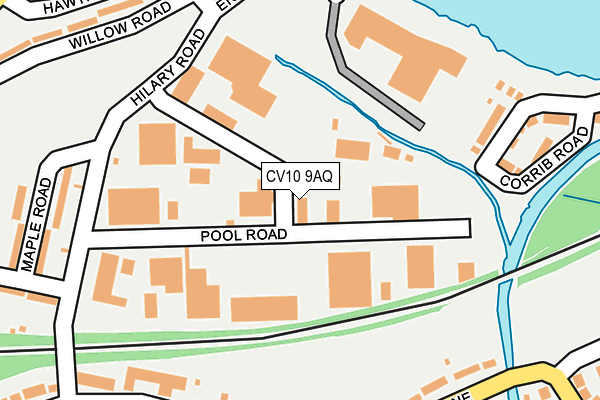CV10 9AQ map - OS OpenMap – Local (Ordnance Survey) CV10 9AQ map - OS OpenMap – Local (Ordnance Survey)