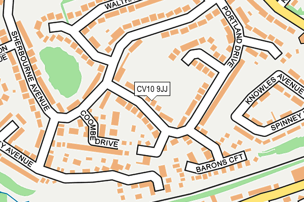 CV10 9JJ map - OS OpenMap – Local (Ordnance Survey) CV10 9JJ map - OS OpenMap – Local (Ordnance Survey)