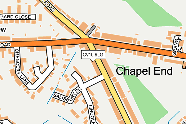 CV10 9LG map - OS OpenMap – Local (Ordnance Survey) CV10 9LG map - OS OpenMap – Local (Ordnance Survey)