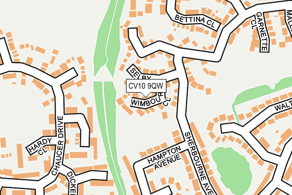 CV10 9QW map - OS OpenMap – Local (Ordnance Survey) CV10 9QW map - OS OpenMap – Local (Ordnance Survey)