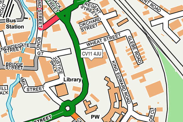 CV11 4JU map - OS OpenMap – Local (Ordnance Survey) CV11 4JU map - OS OpenMap – Local (Ordnance Survey)