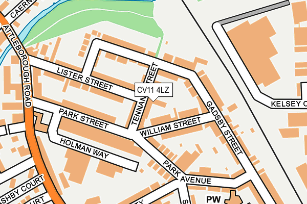 CV11 4LZ map - OS OpenMap – Local (Ordnance Survey) CV11 4LZ map - OS OpenMap – Local (Ordnance Survey)