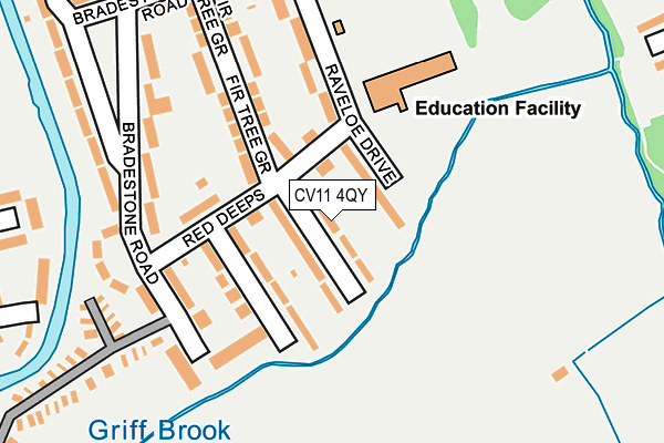 CV11 4QY map - OS OpenMap – Local (Ordnance Survey) CV11 4QY map - OS OpenMap – Local (Ordnance Survey)