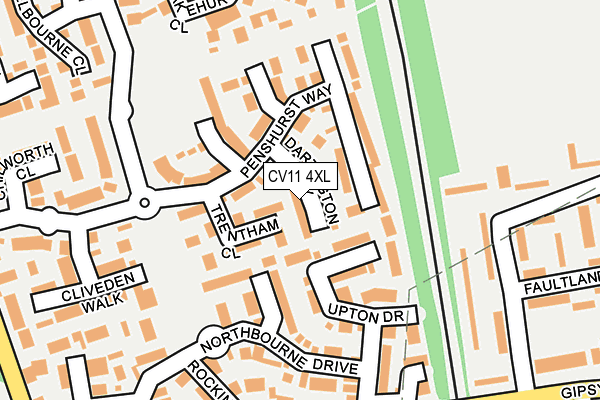 CV11 4XL map - OS OpenMap – Local (Ordnance Survey) CV11 4XL map - OS OpenMap – Local (Ordnance Survey)