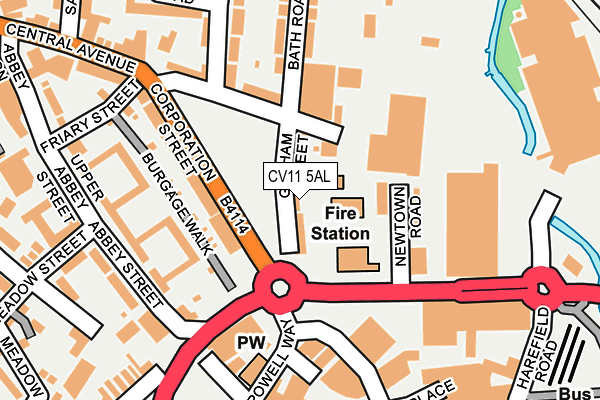 CV11 5AL map - OS OpenMap – Local (Ordnance Survey) CV11 5AL map - OS OpenMap – Local (Ordnance Survey)