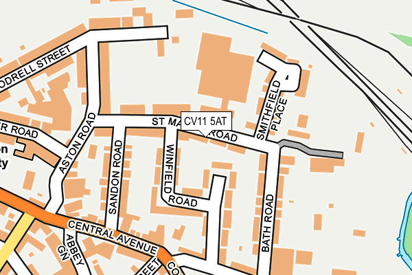 CV11 5AT map - OS OpenMap – Local (Ordnance Survey) CV11 5AT map - OS OpenMap – Local (Ordnance Survey)