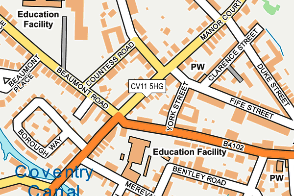 CV11 5HG map - OS OpenMap – Local (Ordnance Survey) CV11 5HG map - OS OpenMap – Local (Ordnance Survey)