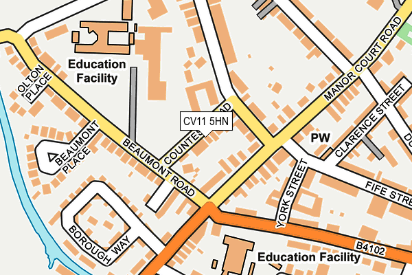 CV11 5HN map - OS OpenMap – Local (Ordnance Survey) CV11 5HN map - OS OpenMap – Local (Ordnance Survey)