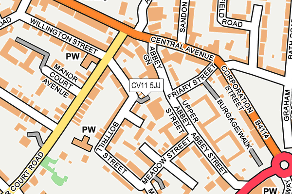 CV11 5JJ map - OS OpenMap – Local (Ordnance Survey) CV11 5JJ map - OS OpenMap – Local (Ordnance Survey)