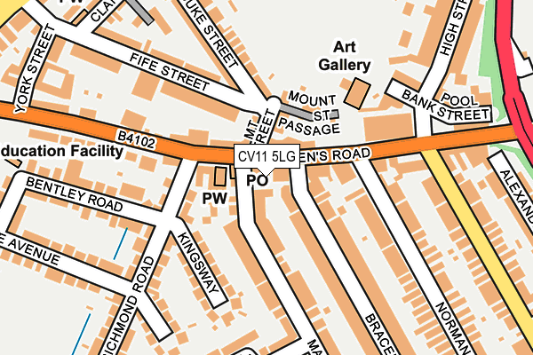 CV11 5LG map - OS OpenMap – Local (Ordnance Survey) CV11 5LG map - OS OpenMap – Local (Ordnance Survey)
