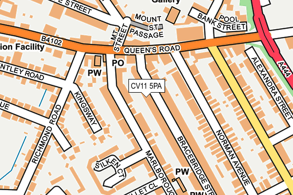 CV11 5PA map - OS OpenMap – Local (Ordnance Survey) CV11 5PA map - OS OpenMap – Local (Ordnance Survey)