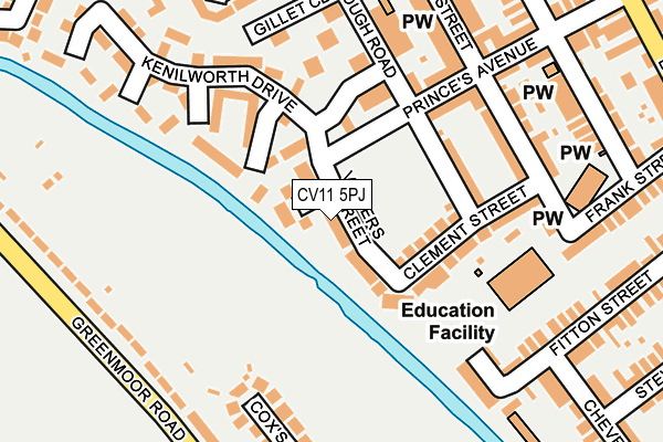 CV11 5PJ map - OS OpenMap – Local (Ordnance Survey) CV11 5PJ map - OS OpenMap – Local (Ordnance Survey)