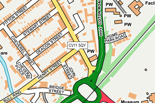 CV11 5QY map - OS OpenMap – Local (Ordnance Survey) CV11 5QY map - OS OpenMap – Local (Ordnance Survey)